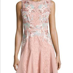 BCBG Sequin Lace Dress